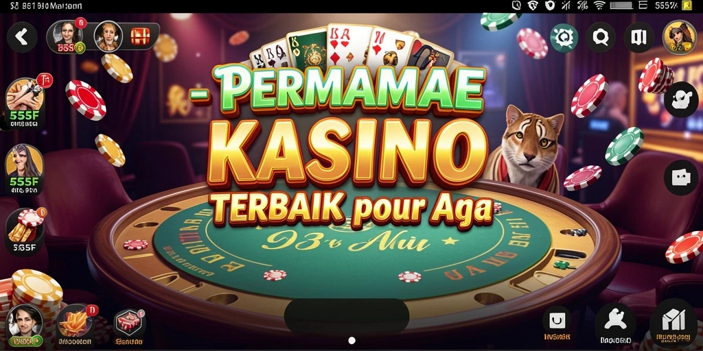 Tampilan gameplay menegangkan dalam <strong>555F</strong> yang penuh warna.