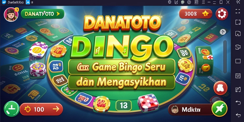 Gameplay seru dalam Bingo di DANATOTO.