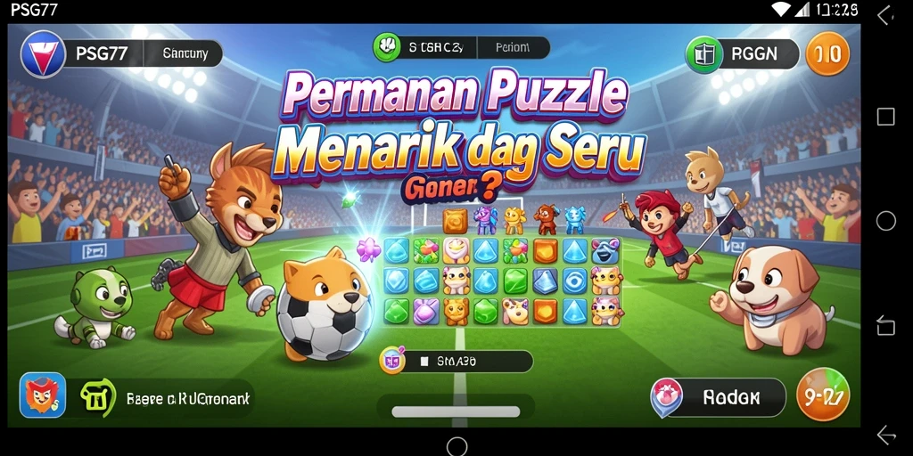 Tampilan gameplay PSG77 yang menegangkan dan penuh warna.