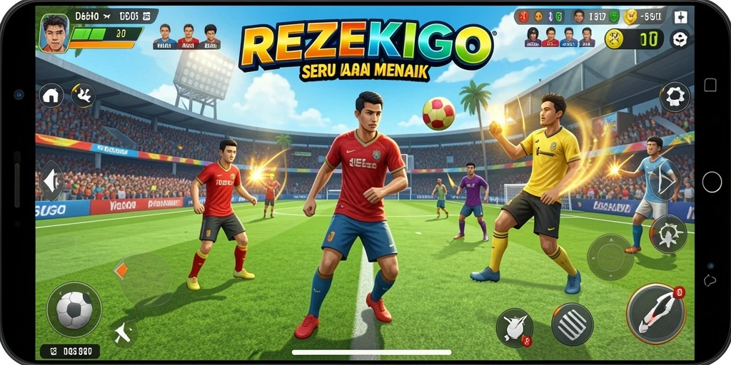 Gameplay seru dan kompetitif dalam REZEKIGO.