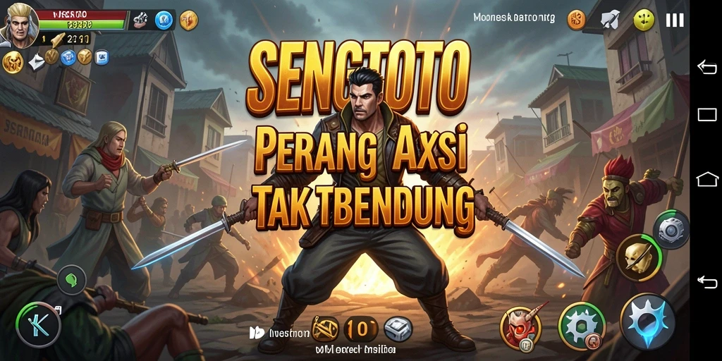 Tampilan gameplay SENGTOTO yang mendebarkan dan penuh aksi.