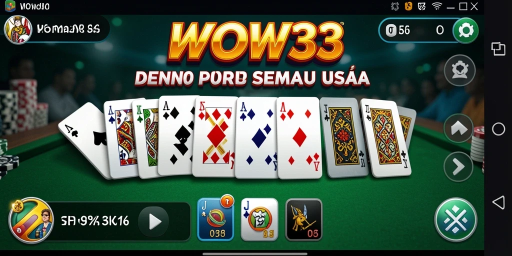 Tampilan gameplay <strong>WOW33</strong> yang seru dan interaktif.